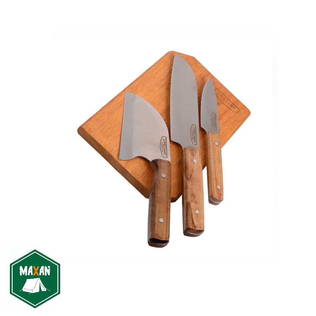 ست چاقو و ساطور لایف کمپ مدل صربستانی کد 45820