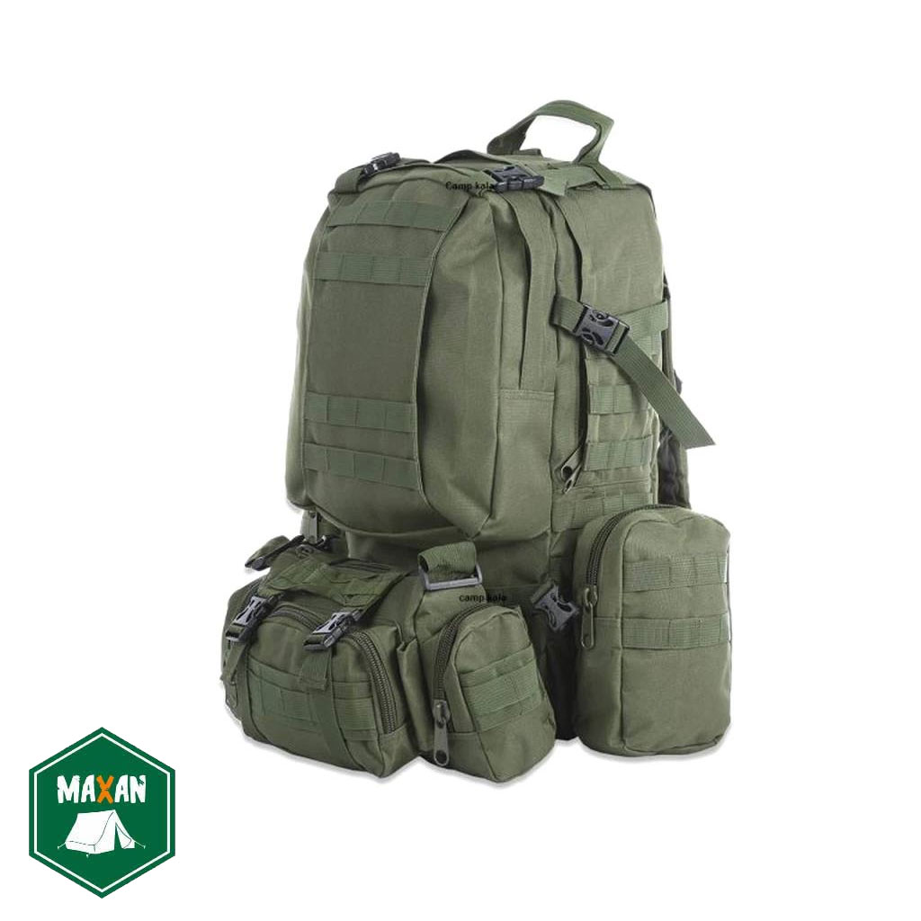 کوله پشتی تاکتیکال چهار تکه 55 لیتری دلتا