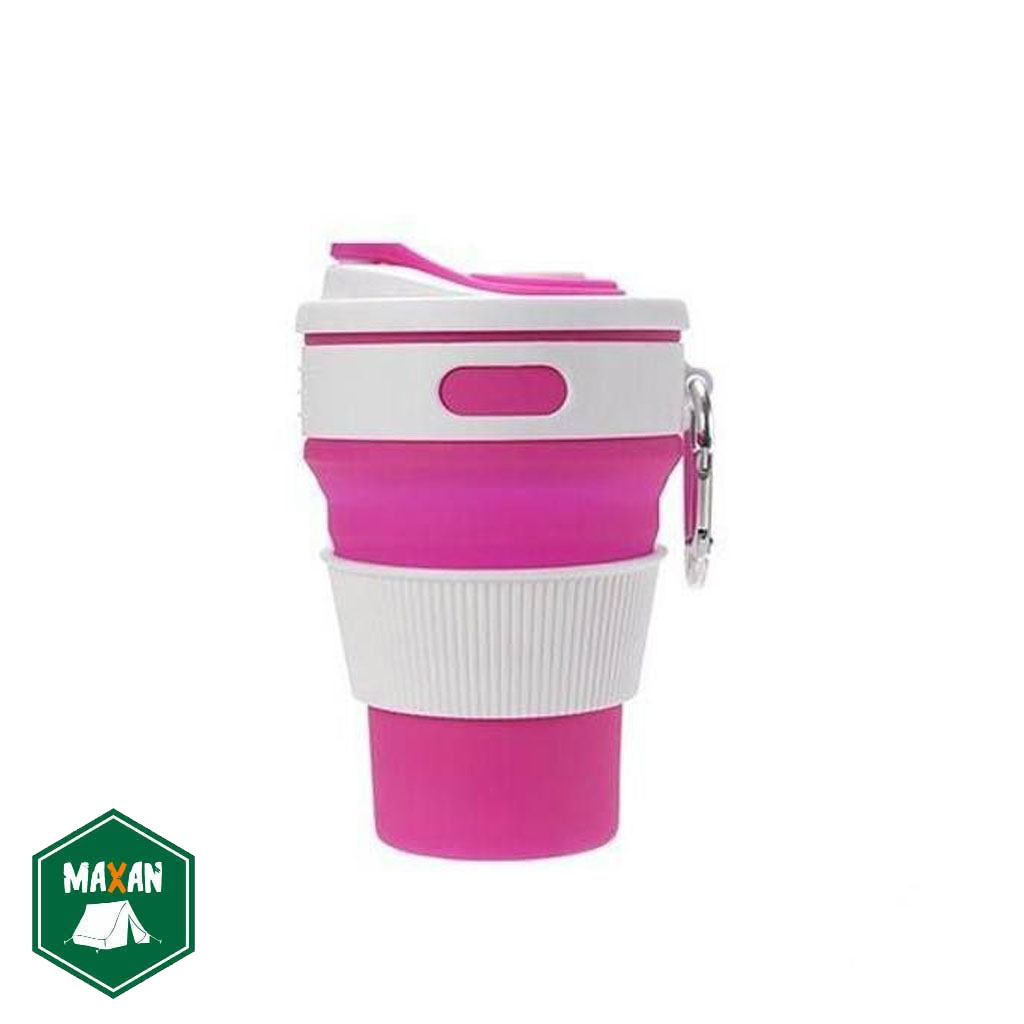 ماگ سیلیکونی تاشو آکاردئونی در دار