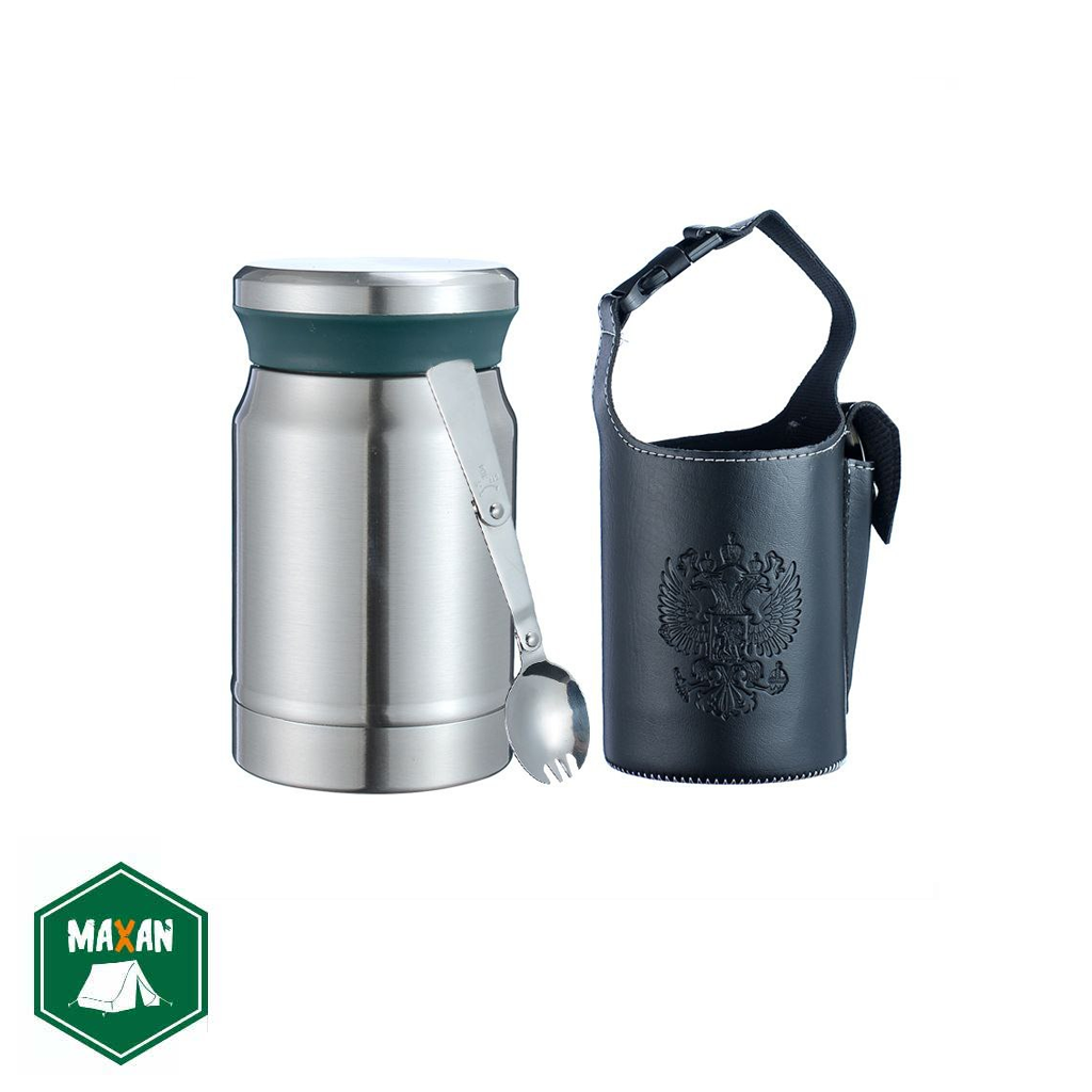 ظرف غذای سفری 620 میل کد 304 SUS