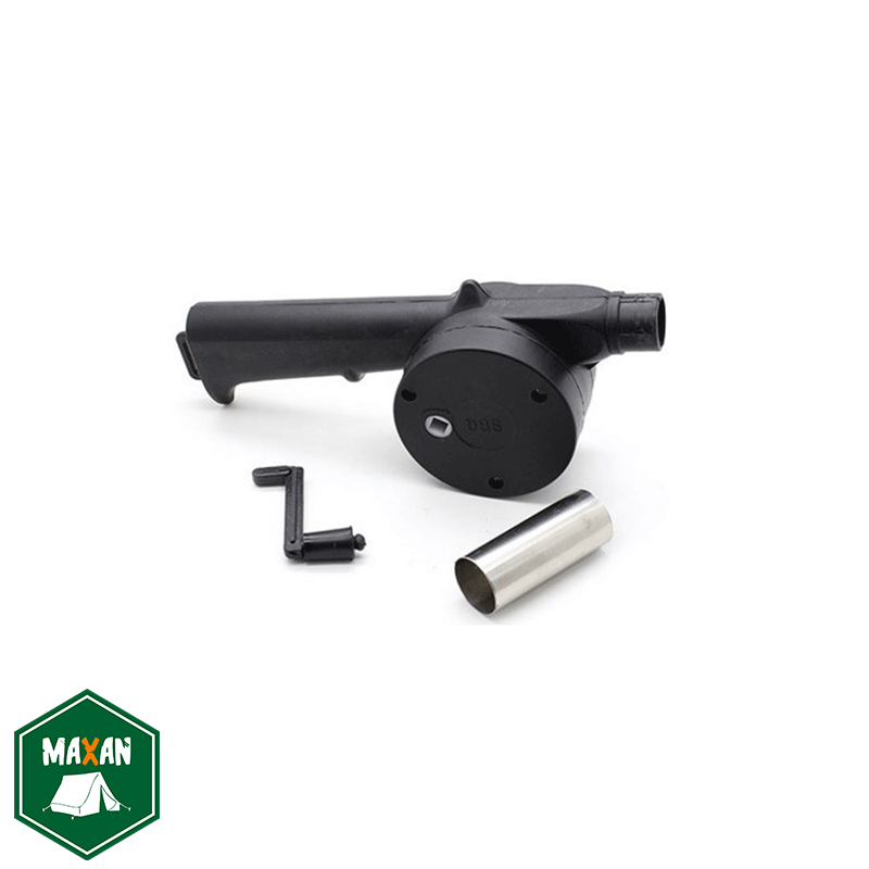 فن دستی و بادبزن چرخان باربیکیو