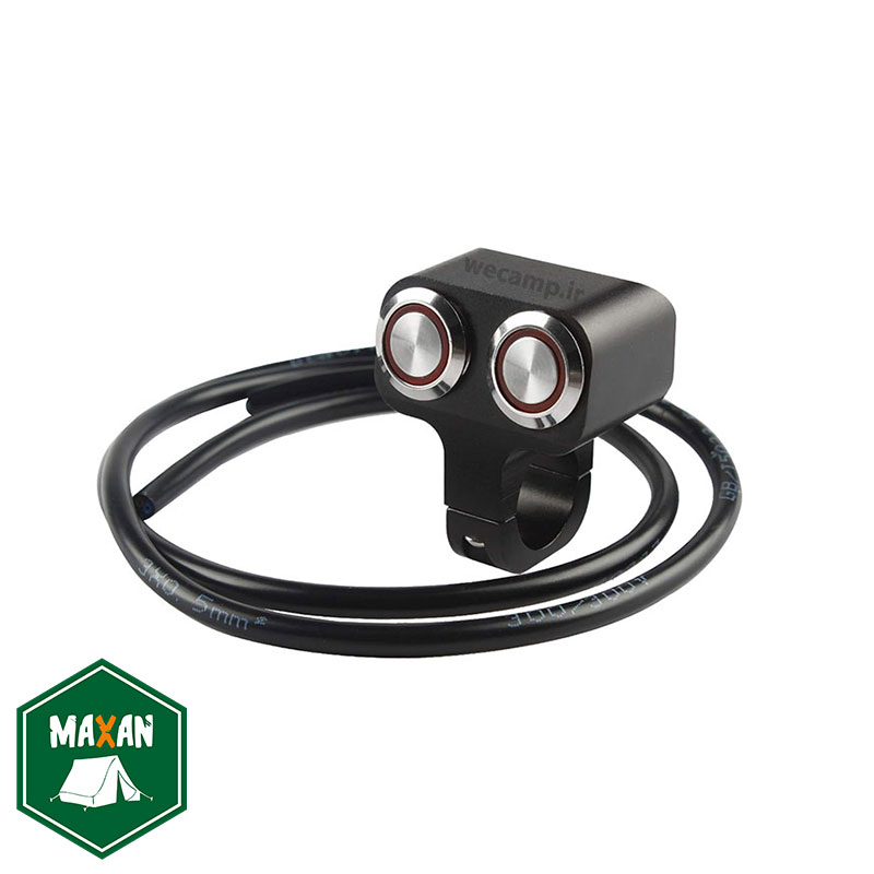 کلید دو تایی بک لایت دار برای موتورسیکلت