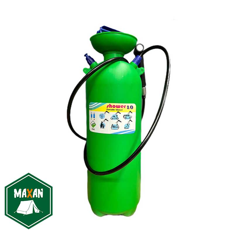 دوش سفری پمپی مکانیکی ۱۰ لیتری
